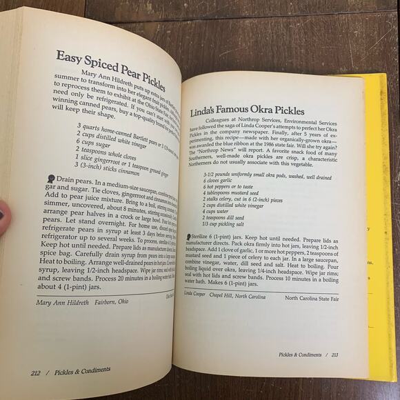 1993 VINTAGE America's Best State Fair Recipes Recipe Book Cooking Canning Tips - Picture 6 of 11